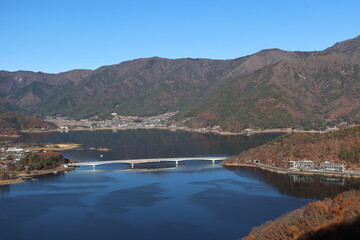 December 1, 2023: Viewing Mount Fuji at Tenjozan Park, Japan