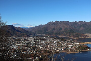 December 1, 2023: Viewing Mount Fuji at Tenjozan Park, Japan