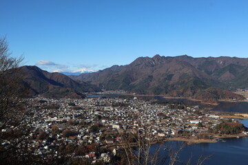 December 1, 2023: Viewing Mount Fuji at Tenjozan Park, Japan