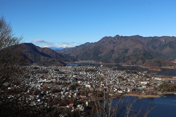December 1, 2023: Viewing Mount Fuji at Tenjozan Park, Japan