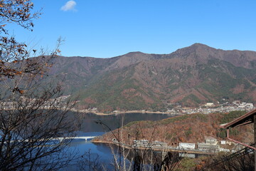 December 1, 2023: Viewing Mount Fuji at Tenjozan Park, Japan