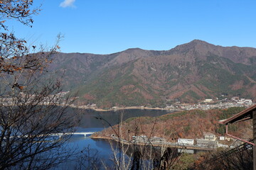 December 1, 2023: Viewing Mount Fuji at Tenjozan Park, Japan