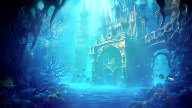 Oceanic Realm: Regal Kingdoms Flourishing Amongst Schools of Fish