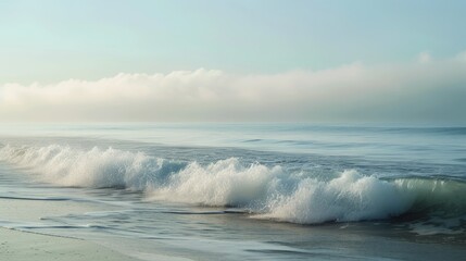 Obraz premium Coastal Reverie: A Serene Seascape