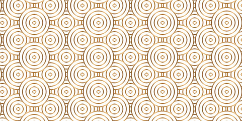 Modern diamond geometric waves spiral pattern and abstract circle wave lines. golden line stripe geomatics overlapping create retro square line backdrop pattern background. Overlapping Pattern.