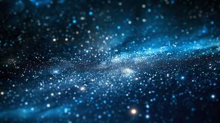 Obraz premium Starlight Serenade: A Celestial Ballet in the Night Sky