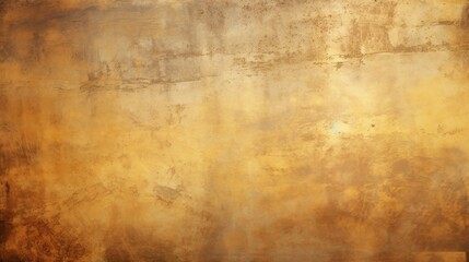 Abstract golden textured background with a vintage, grungy surface.