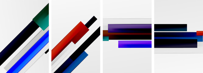 Stripes and lines poster abstract backgrounds. Vector illustration For Wallpaper, Banner, Background, Card, Book Illustration, landing page