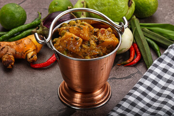 Indian traditional cuisine Aloo mutter