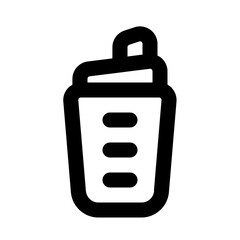 Bottle Line Icon