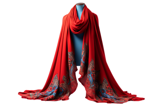 Colorful scarf PNG image with transparent background