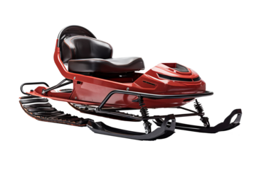 Wooden sled PNG on transparent background