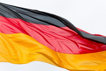 German Flag in Wind, Germany