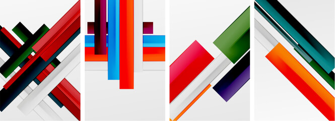 Stripes and lines poster abstract backgrounds. Vector illustration For Wallpaper, Banner, Background, Card, Book Illustration, landing page