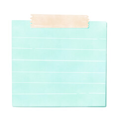 Color paper stickers for notes blank post it illustration