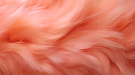 lose-up of peach colored soft fur.