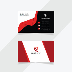 Professional creative business card design template