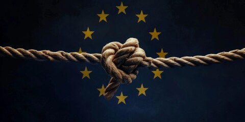 European Union Strength Symbolism - obrazy, fototapety, plakaty