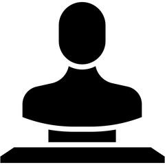 statue vector design.svg