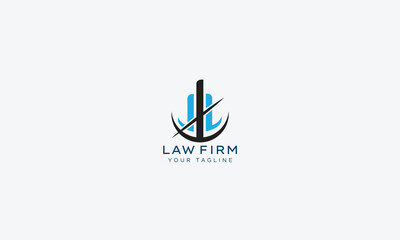 Attorney and lawyers logo design vector template