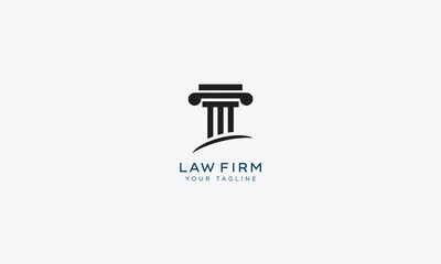 Attorney and lawyers logo design vector template