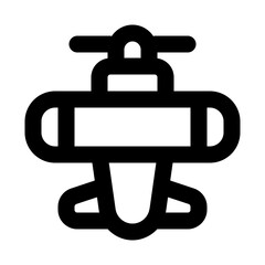 Aircraft Line Icon
