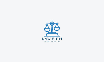 Attorney and lawyers logo design vector template