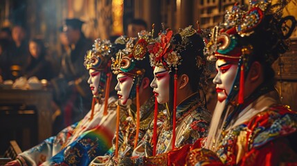 Traditional Chinese Opera Performers, Chinese New Year