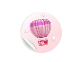 Valentine's Day, sticker, banner, valentine card.
A vector image.
