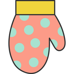 Oven Mitt Illustration