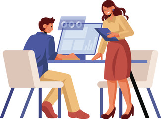 Management Business Illustration