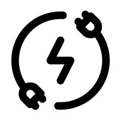 Electric Line Icon