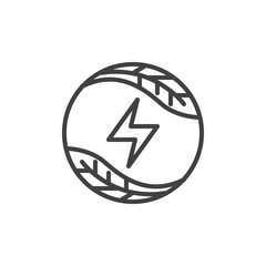 Green Energy line icon