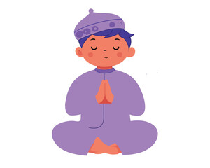 Eid Mubarak greeting background ramadhan poster illustration, ramadan kareem cartoon vector Wishing for Islamic festival for banner, poster, background, flyer,illustration.