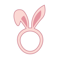 Easter Bunny Ears Illustration