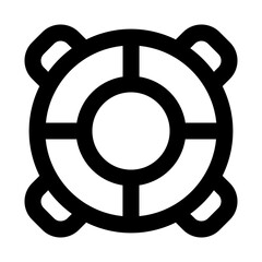 Lifebuoy Line Icon