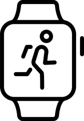 Dynamic Sport and Fitness Vector Icon