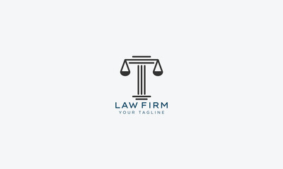 Attorney and lawyers logo design vector template