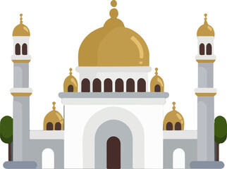 taj mahal vector illustration