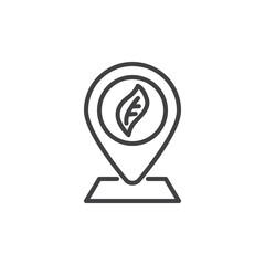 Local Produce line icon