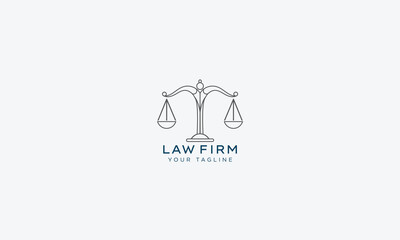 Attorney and lawyers logo design vector template