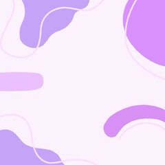 Purple background with curves