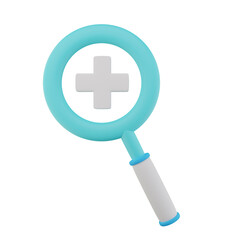 Obraz premium 3D Zoom in Icon