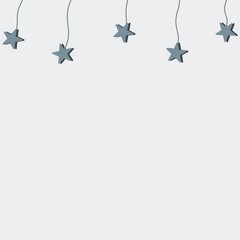 Stars with gray background