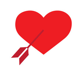 red heart with arrow