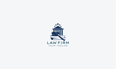 Attorney and lawyers logo design vector template