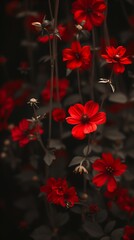 Obraz premium Red Flowers