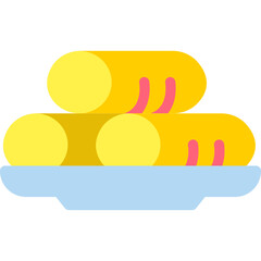 Spring rolls icon