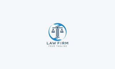 Attorney and lawyers logo design vector template