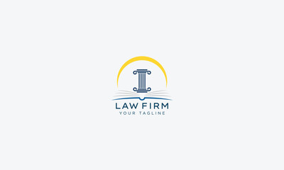 Attorney and lawyers logo design vector template